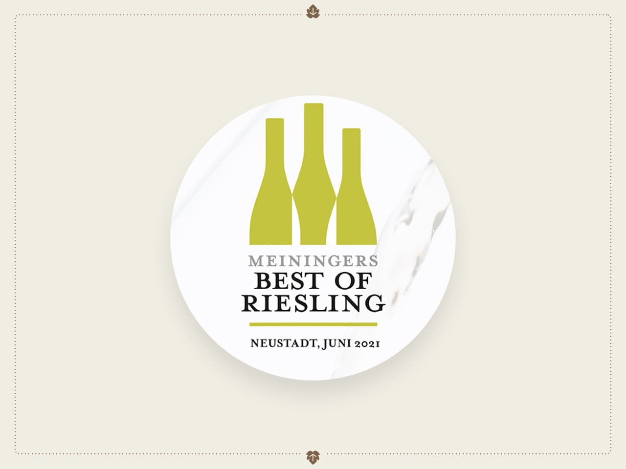 ›› Auszeichnung von Meiningers Best of Riesling 2021