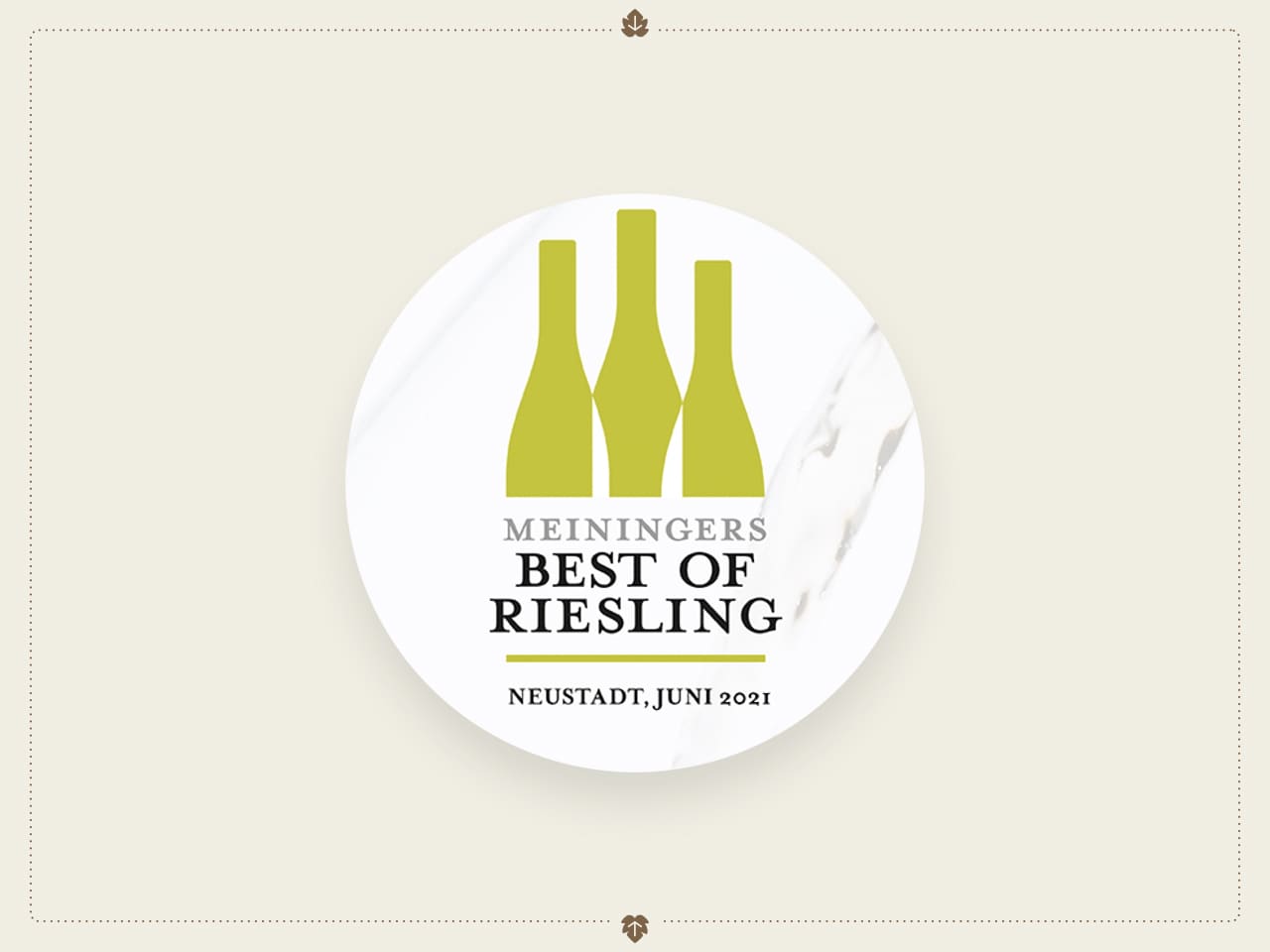 ›› Auszeichnung von Meiningers Best of Riesling 2021