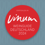 Plakette vom VINUM Weinguide Deutschland 2024
